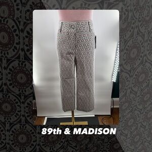 NWT 89th & Madison Moroccan Tile Capri Pants